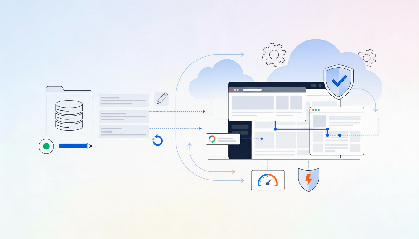 Headless CMS & Frontend Integration Visual
